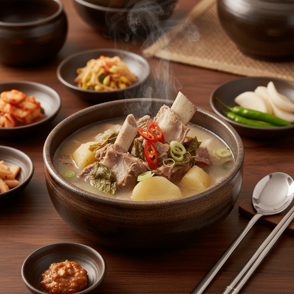 감자탕의 깊이와 맛